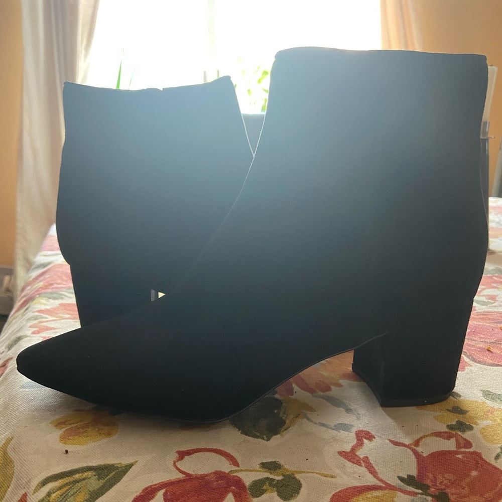 Suede Booties